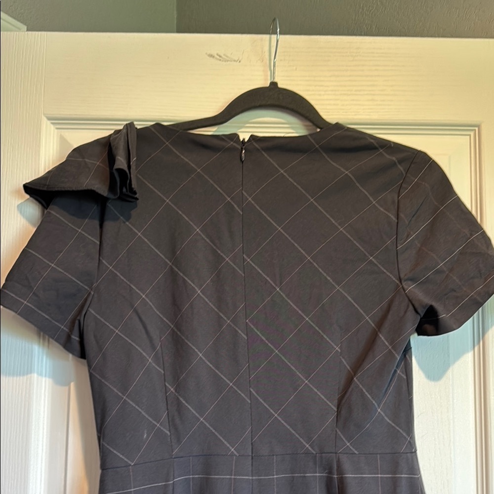 Banana Republic Dark Gray Midi Dress - Picture 6 of 8